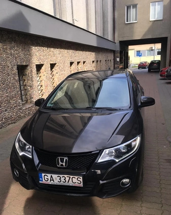Honda Civic cena 72900 przebieg: 58000, rok produkcji 2017 z Gdynia małe 154